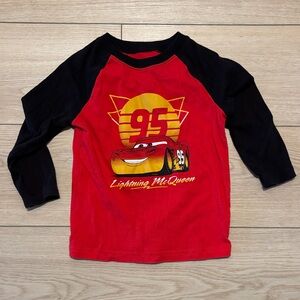 Disney Red and Black Toddler Tee 2T